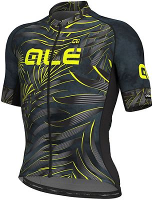 Alé Graphics PRR MC Sunset Jersey - Black-Fluro Yellow, Black-Fluro Yellow